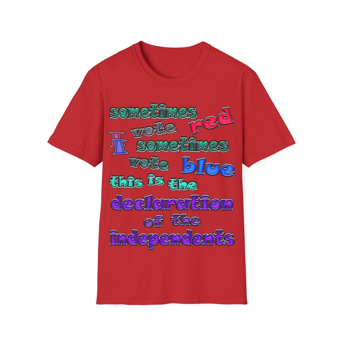 declaration of the independents - Unisex Softstyle T-Shirt