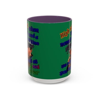 high noon - Accent Mug (dark green)