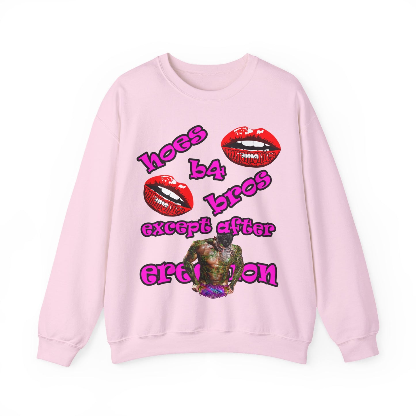 hoes b4 bros - Unisex Heavy Blend™ Crewneck Sweatshirt