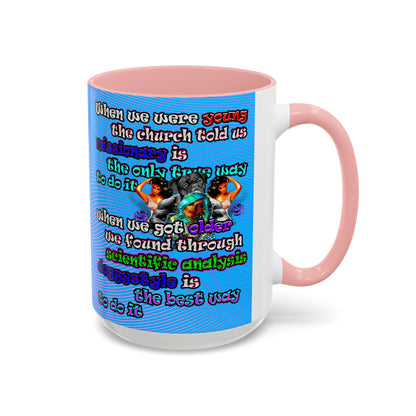 doggystyle - Accent Mug (light blue-purple wave)