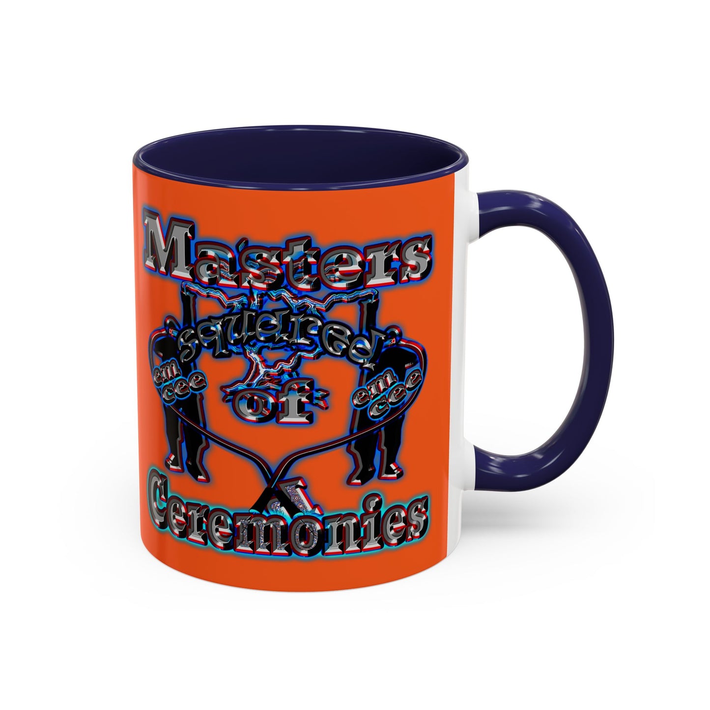 em cee squared - Accent Mug (orange)
