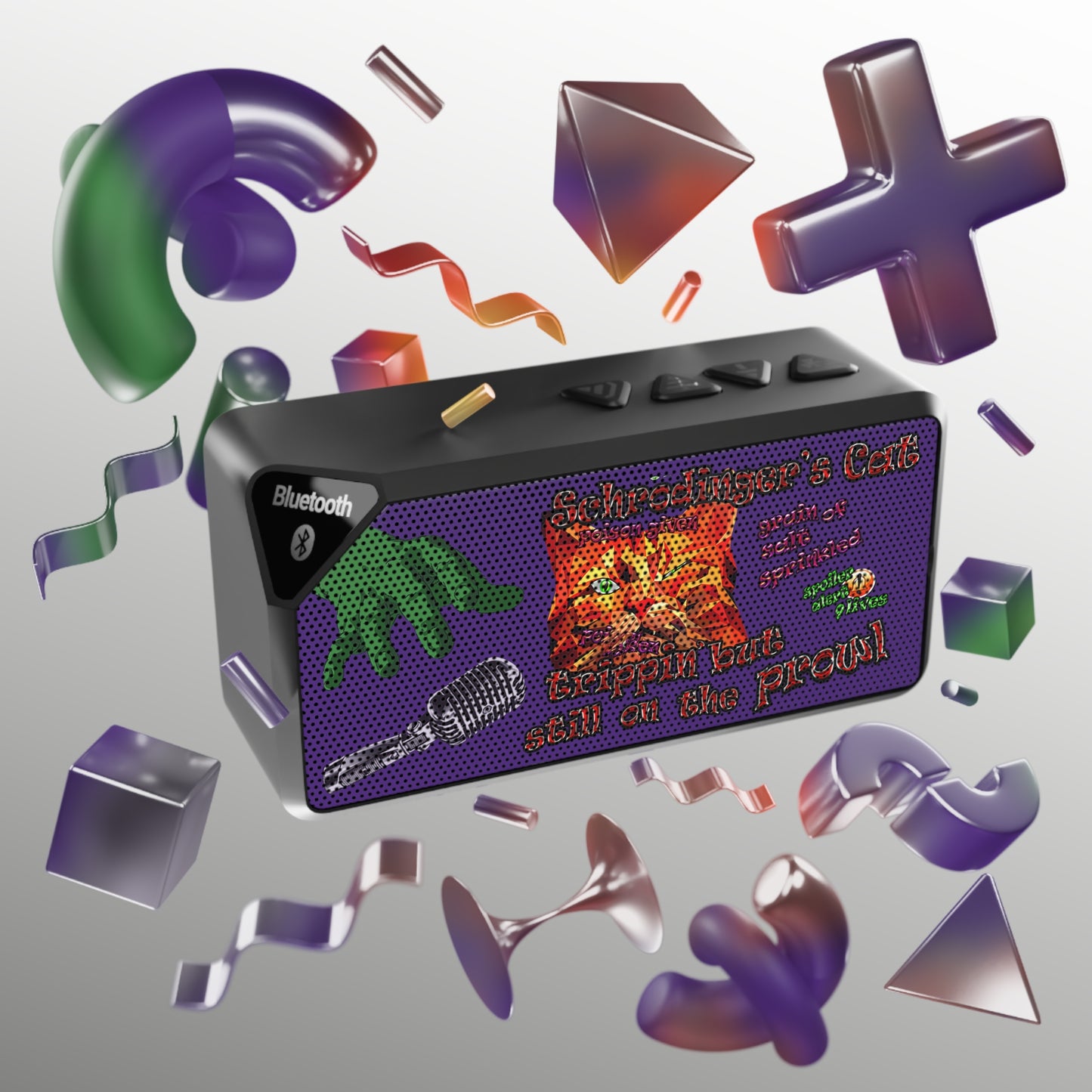 schrodinger's cat - Jabba Bluetooth Speaker (purple)