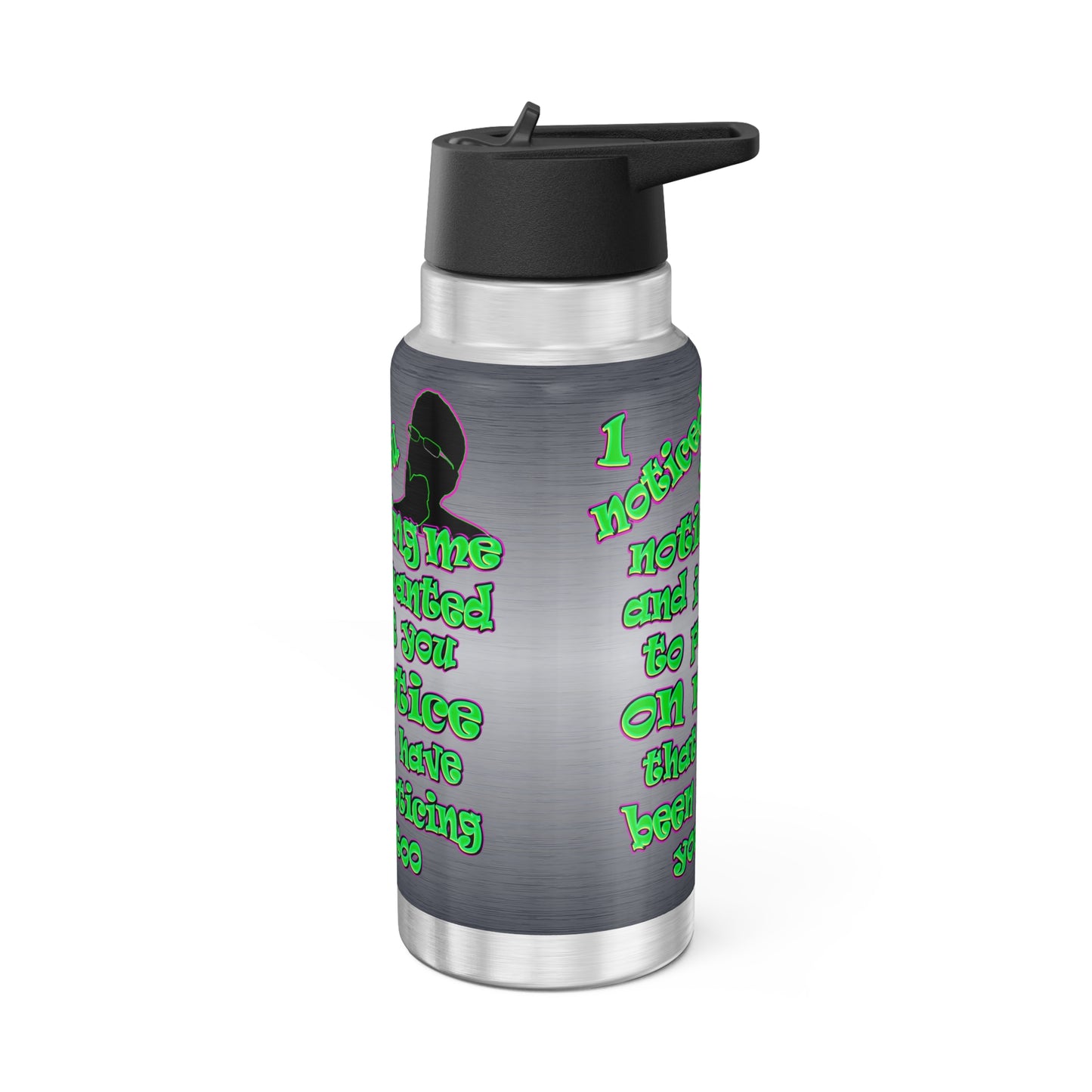noticed you noticing - Gator Tumbler, 32oz  (brushed nickel)