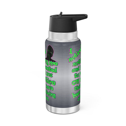 noticed you noticing - Gator Tumbler, 32oz  (brushed nickel)