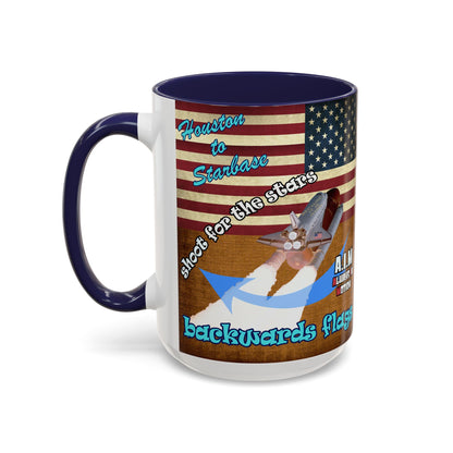 shoot for the stars - Accent Mug (brown papyrus)