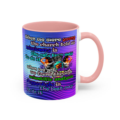 doggystyle - Accent Mug (purple wave)