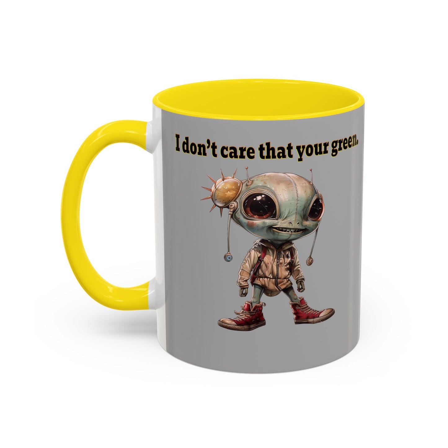 I don't care that your grey - Accent Mug (light grey)