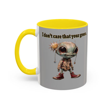 I don't care that your grey - Accent Mug (light grey)