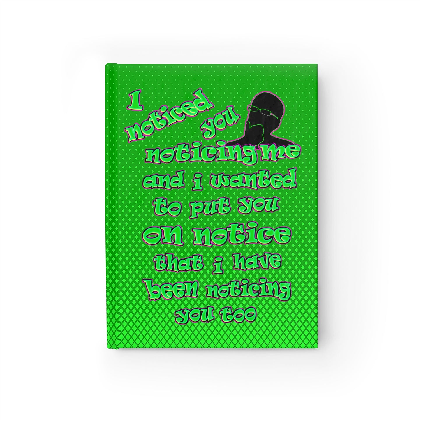 noticed you noticing - journal-lined (logo green)