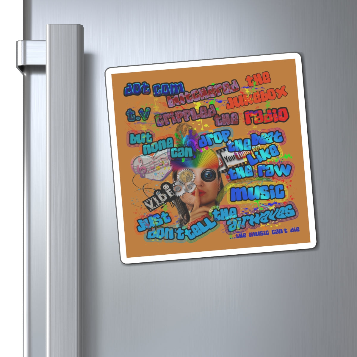 drop the beat - Magnets - (light brown)