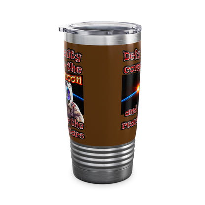 defy conquer reach - Ringneck Tumbler, 20oz (brown)