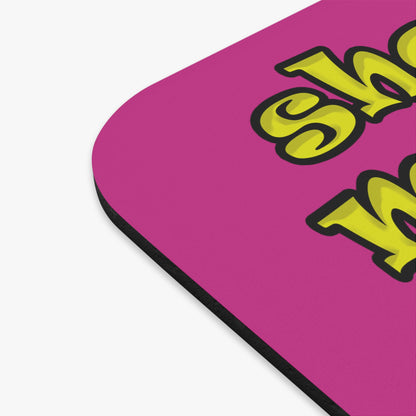 shoot the moon again - Mouse Pad (Rectangle) (pink)