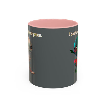 I don't care that your grey - Accent Mug (dark grey)