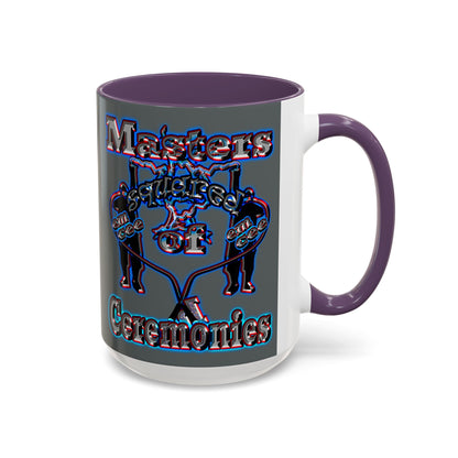em cee squared - Accent Mug (dark grey)