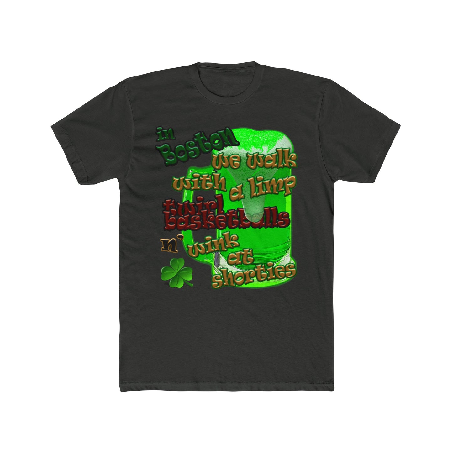 celtics logo - Men's Cotton Crew Tee