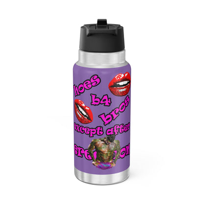 hoes b4 bros - Gator Tumbler, 32oz (light purple)