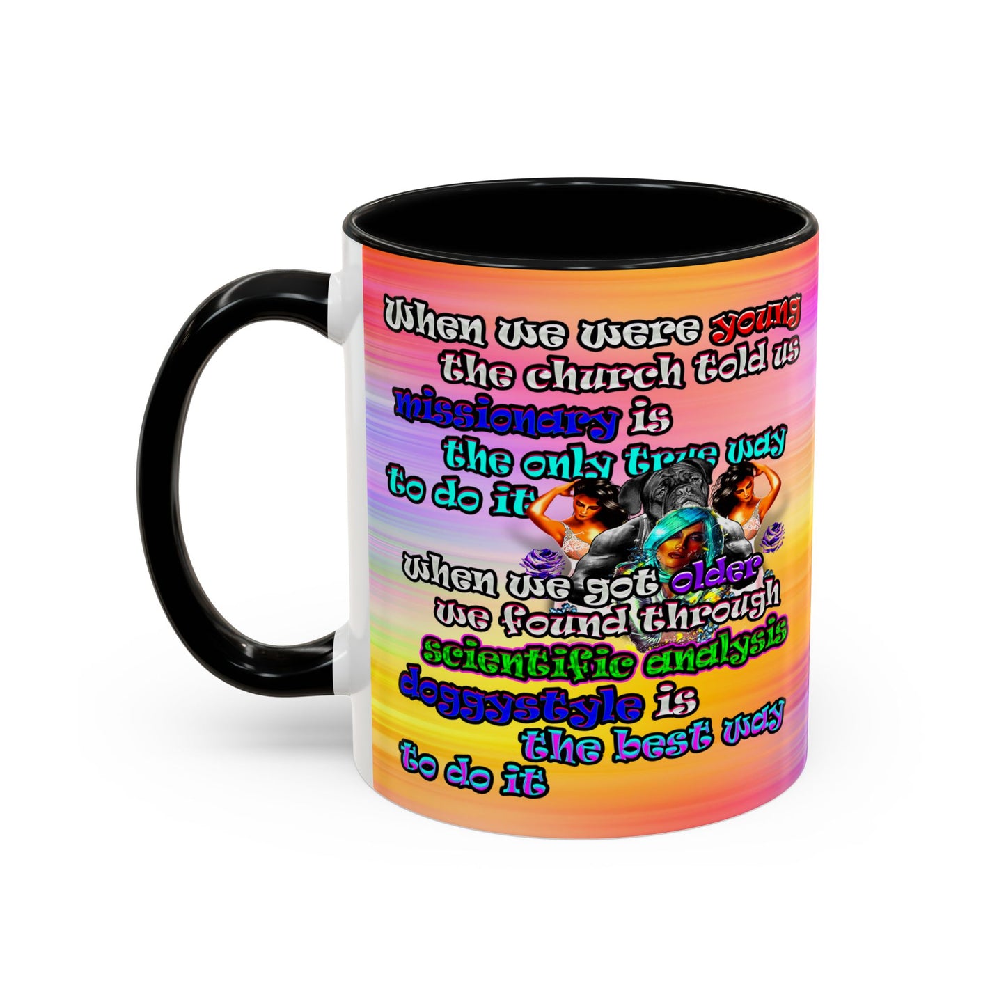 doggystyle - Accent Mug (color blur)