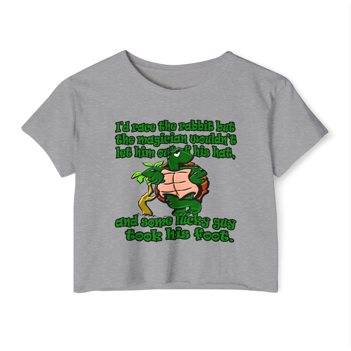 turtle race - Women's Festival Crop Top