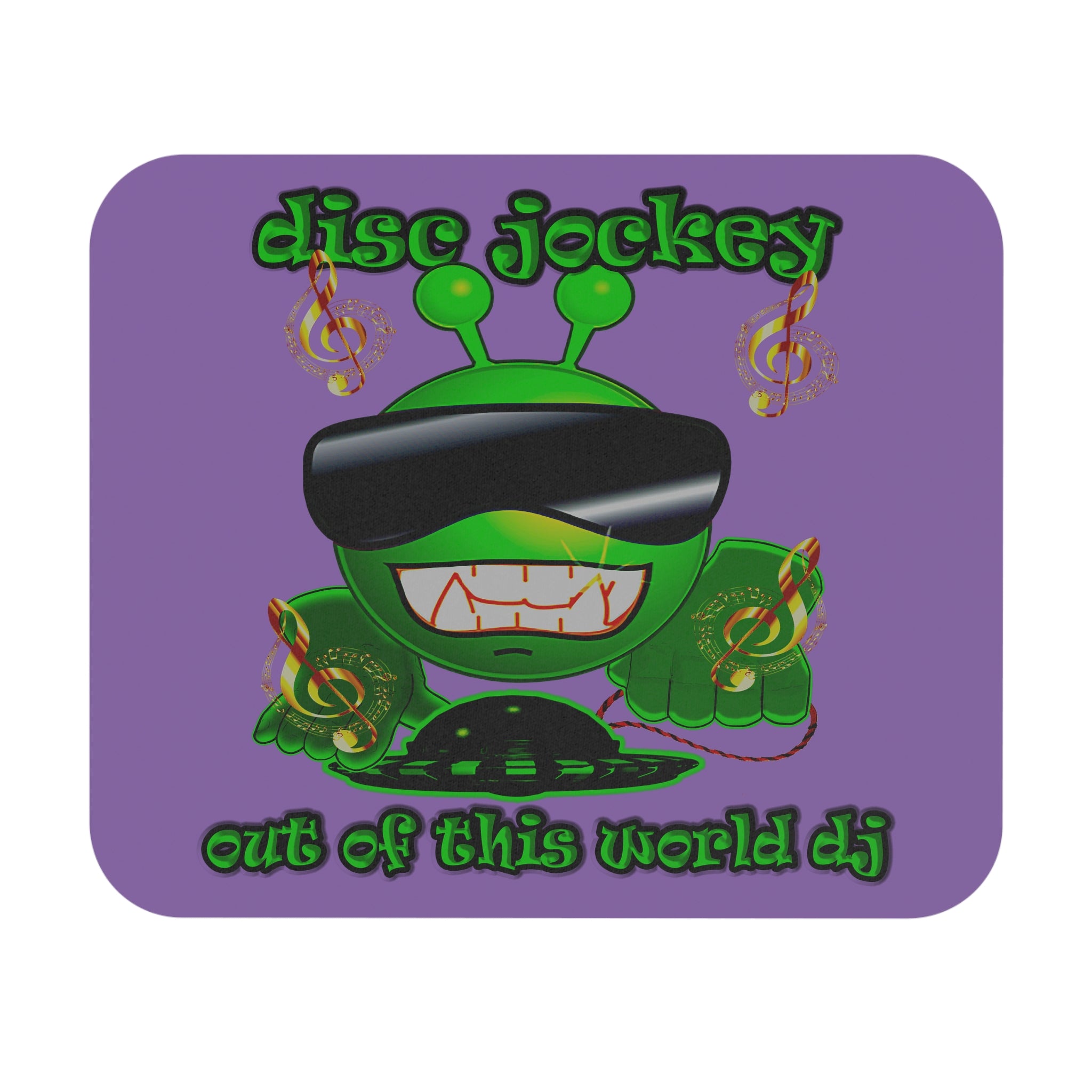 disc jockey - Mouse Pad (Rectangle) (light purple)