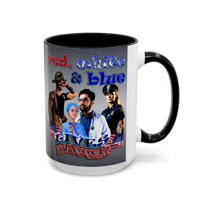 rw&b lives matter - Accent Mug (brushed nickel)