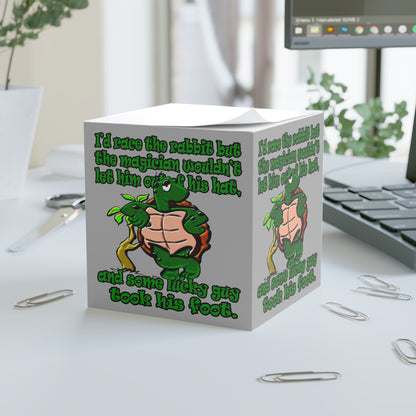turtle race - note cube (light grey)