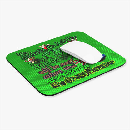 christmas spirits of boston - Mouse Pad (Rectangle) (logo green)