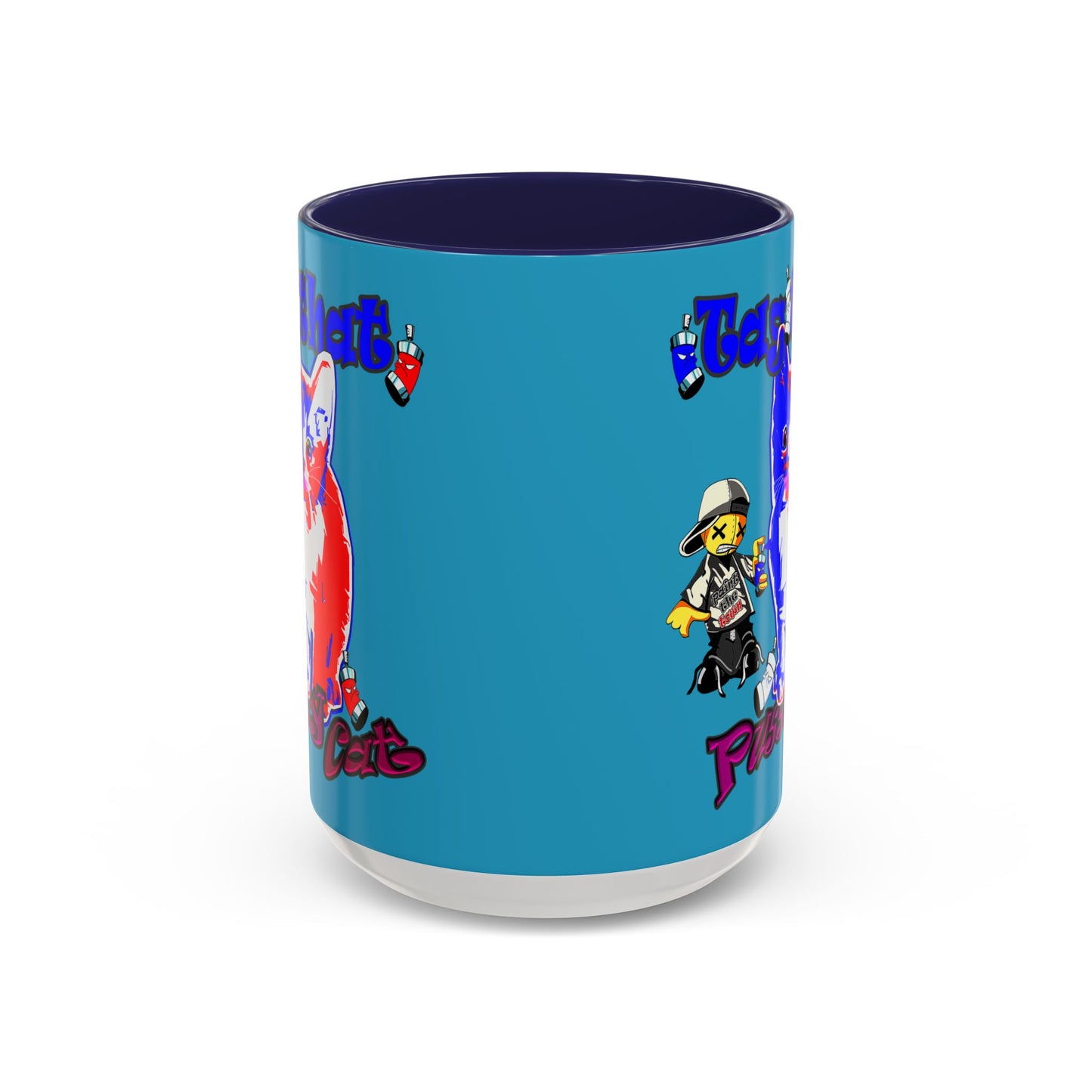 tag that - Accent Mug (turquoise)