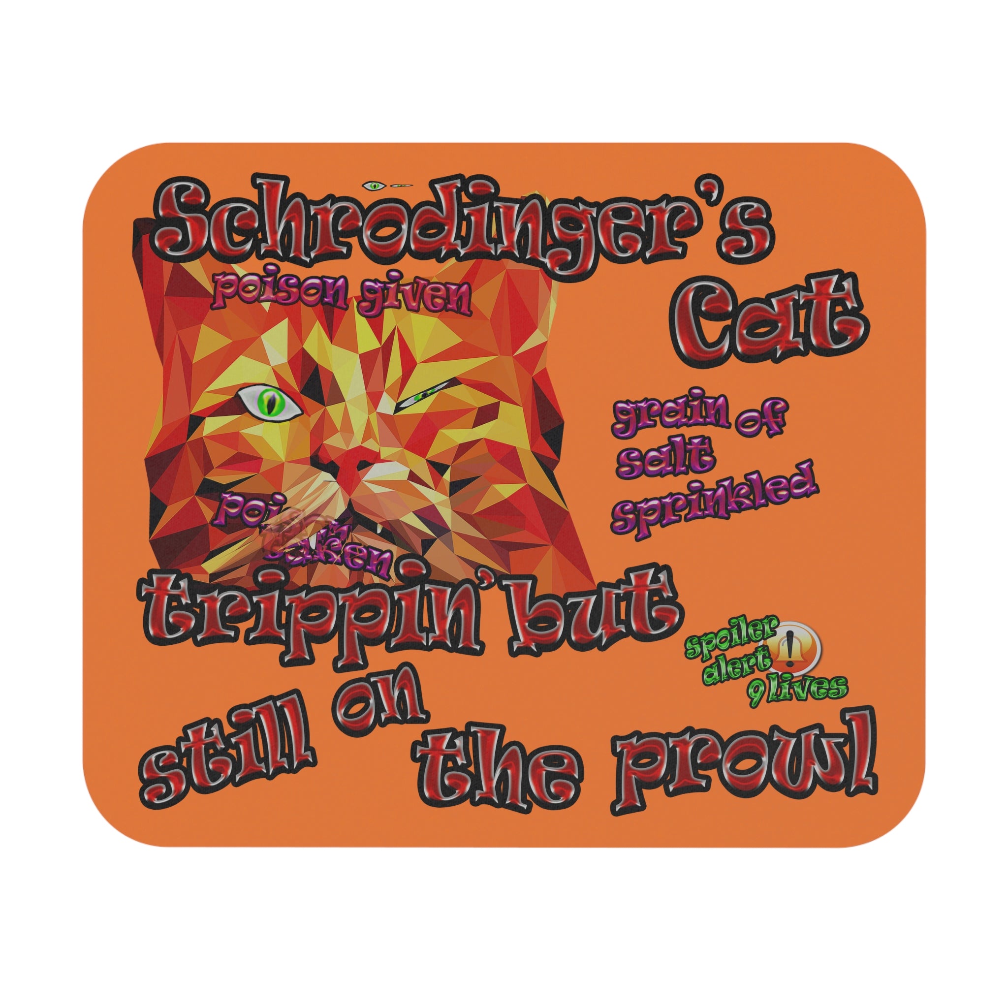 schrodinger's cat - Mouse Pad (Rectangle) (crusta)