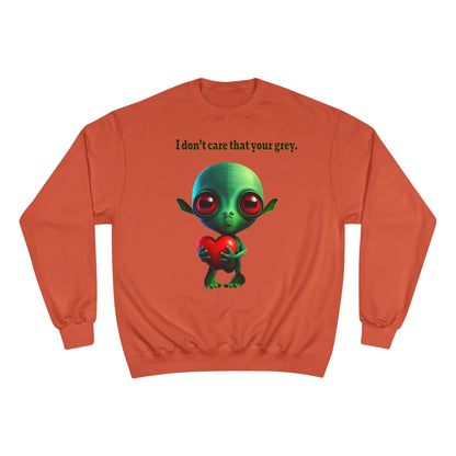I don't care that your grey - Champion Sweatshirt