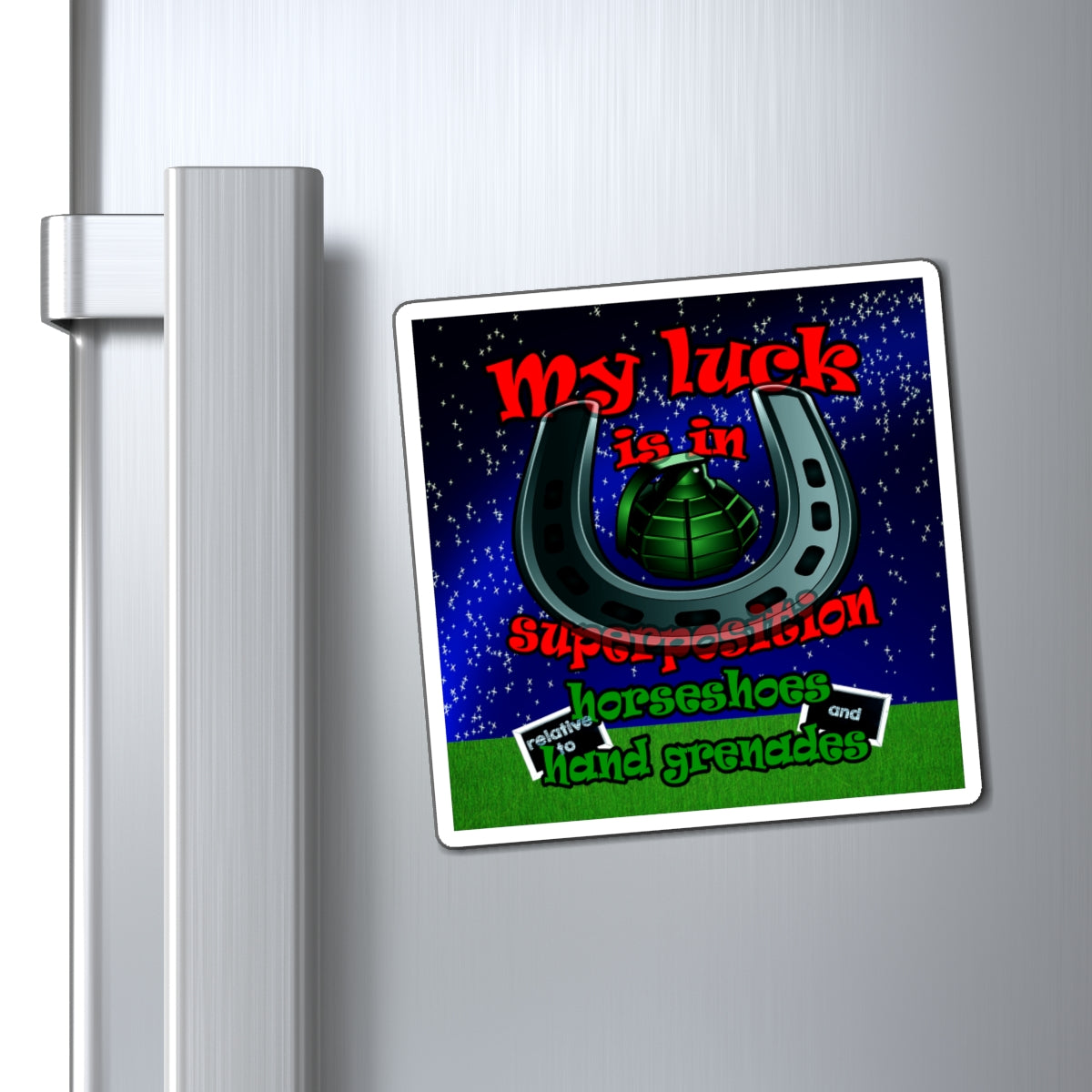 my luck - Magnets - ('snoops' background)