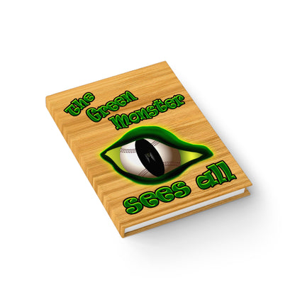 green monster - journal-blank (butterscotch wood finish)