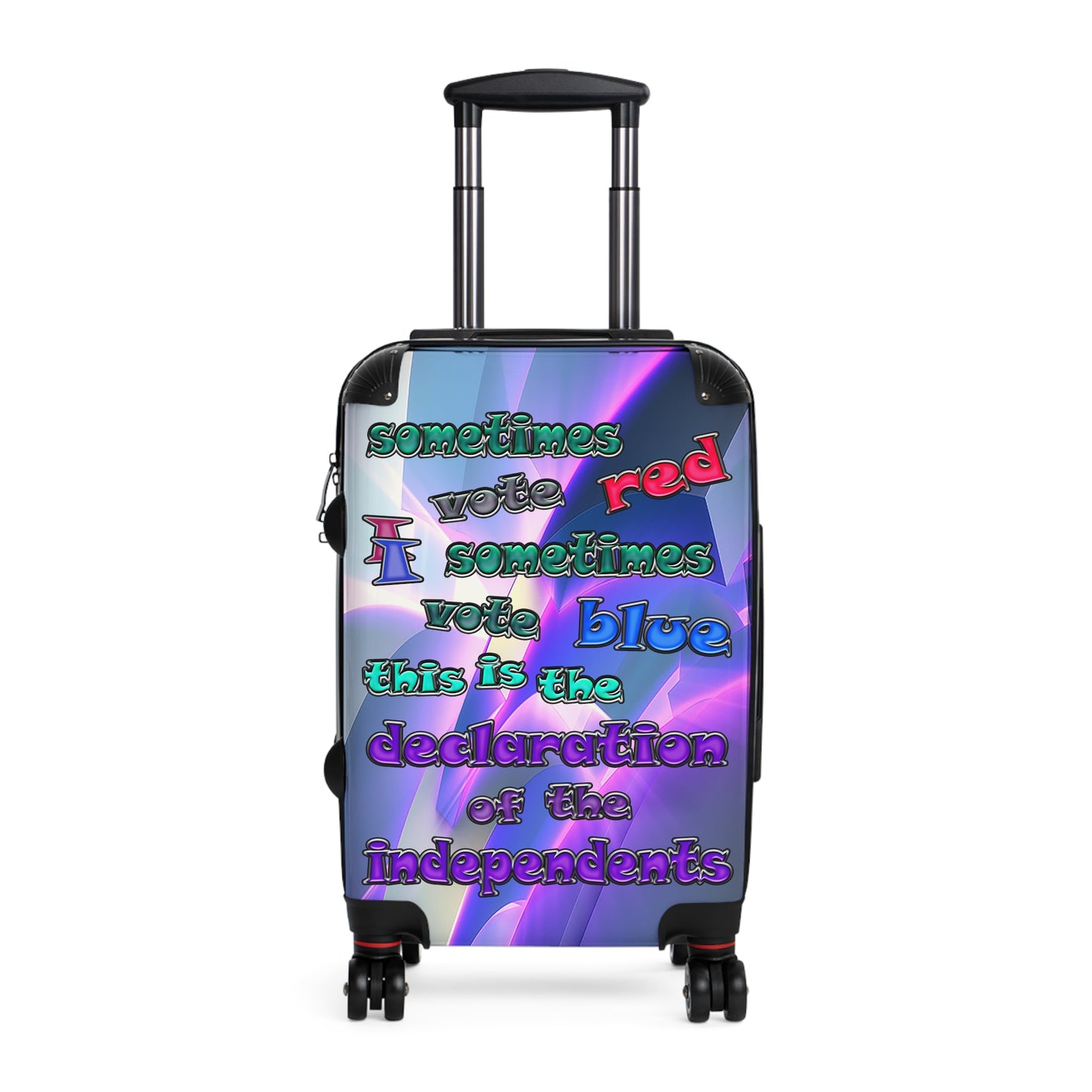 declaration of the independents - Suitcase (grey-pink wave)