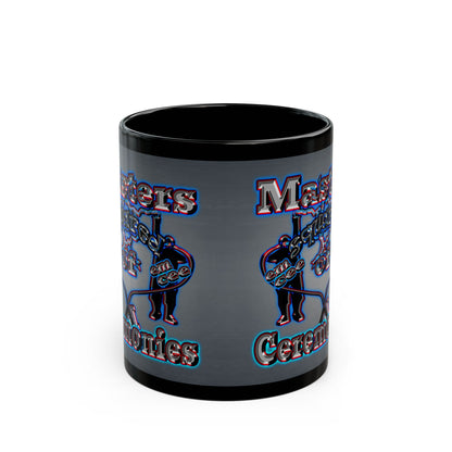 em cee squared - Black Mug (grey-light grey)