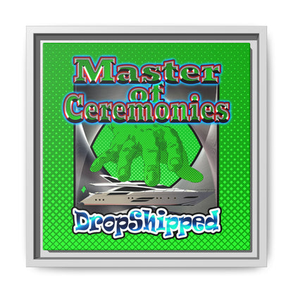 logo - framed canvas art (logo green)