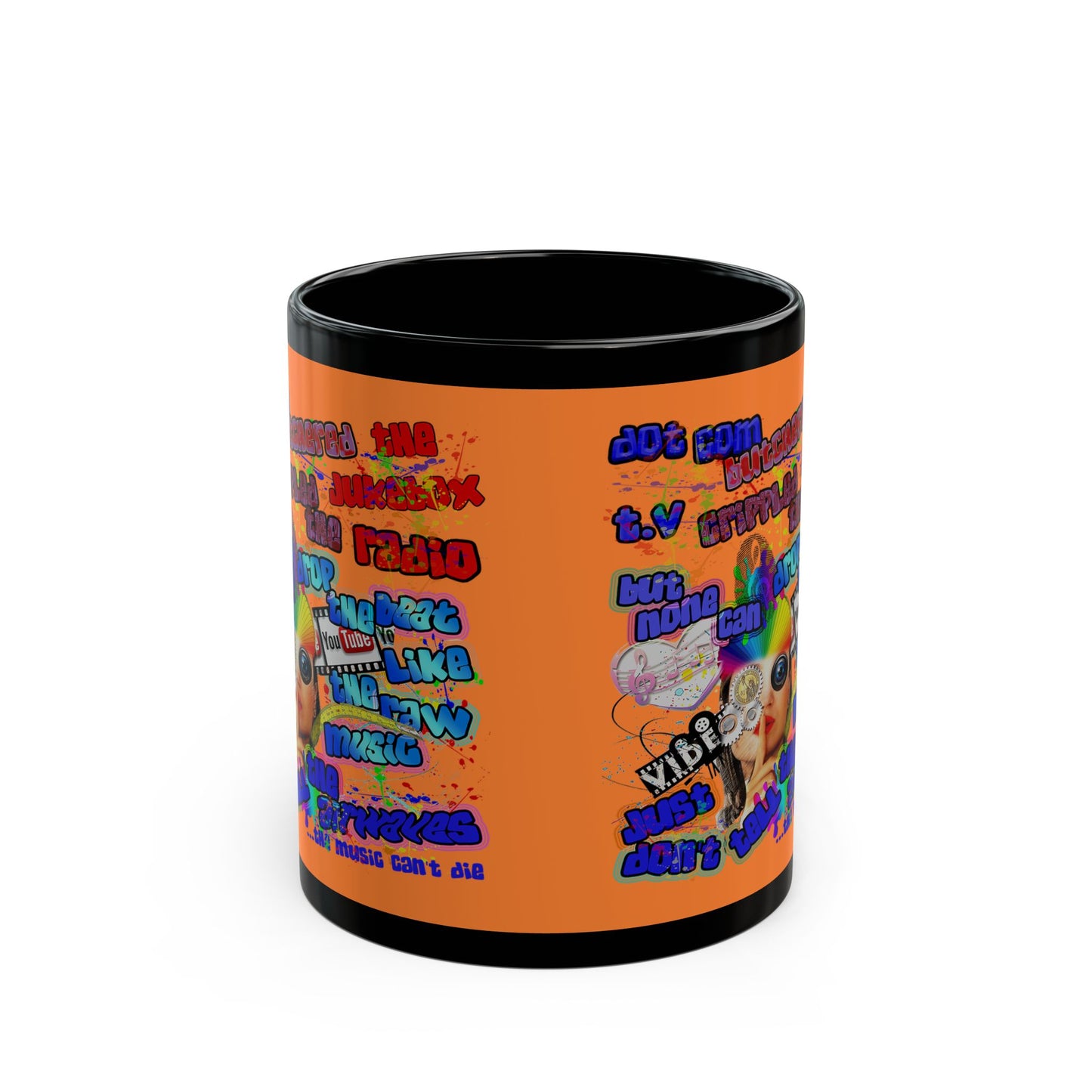 drop the beat - Black Mug (crusta)