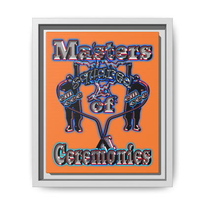 em cee squared - framed canvas art (crusta)
