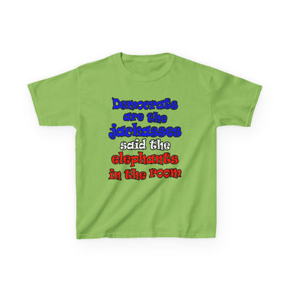donkeys and elephants - Kids Heavy Cotton™ Tee