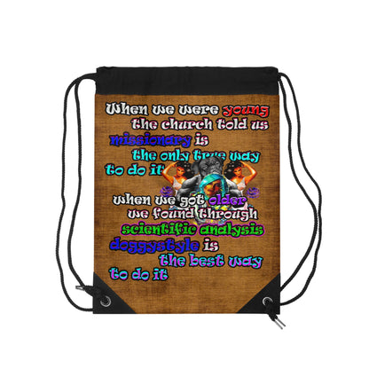 doggystyle - Drawstring Bag (dichromatic brown papyrus)