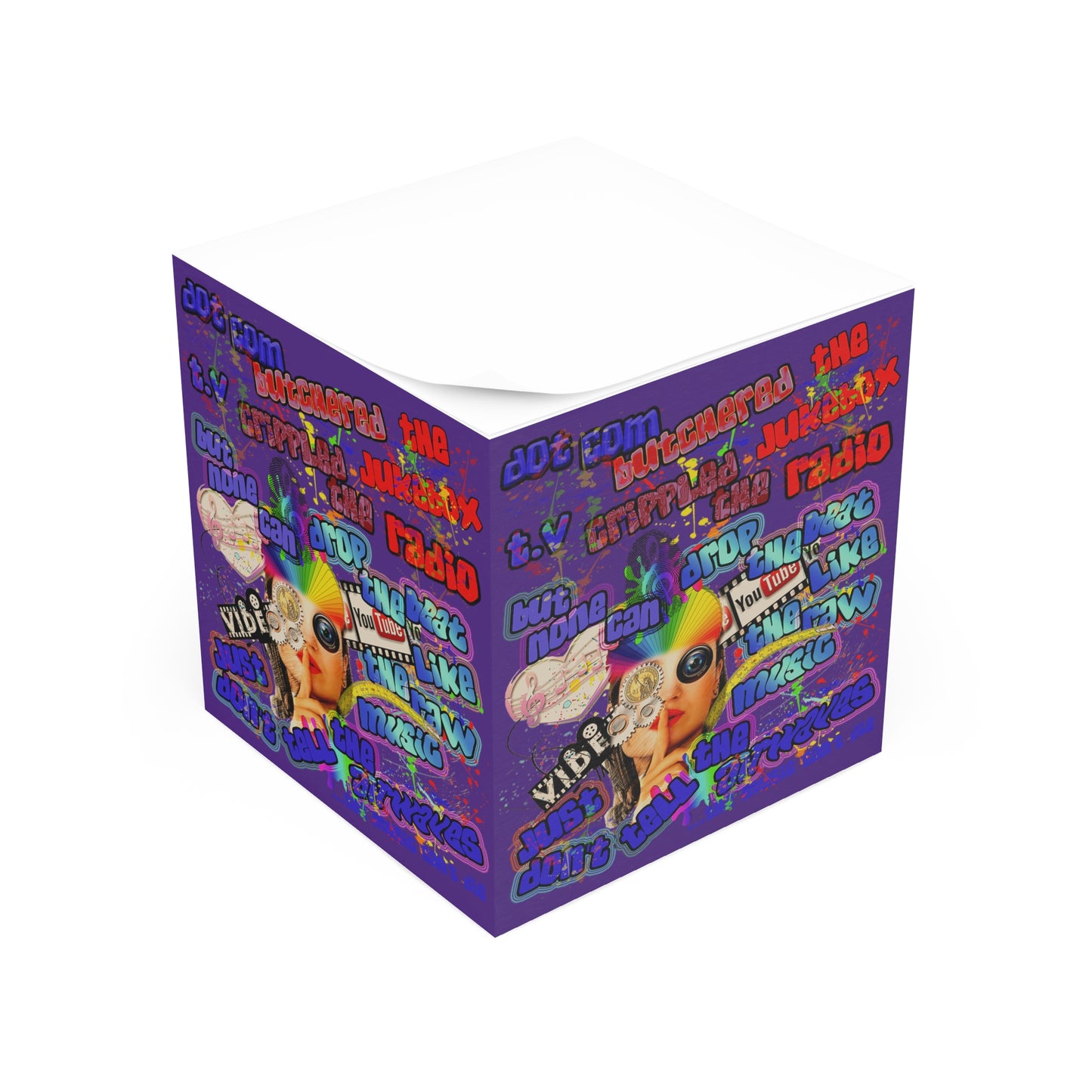drop the beat - note cube (purple)