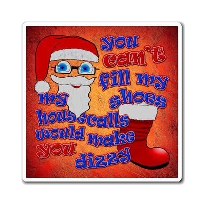 santa's shoes - Magnets - (burnt orange)
