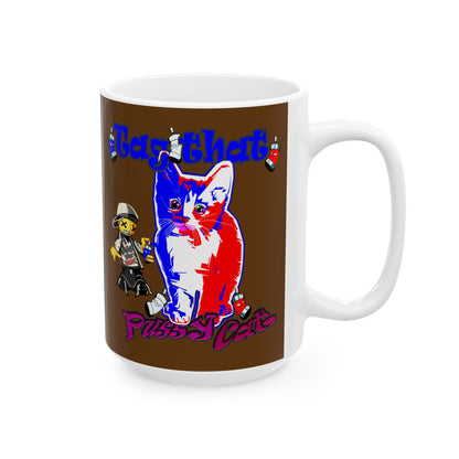 tag that - White Mug (brown)