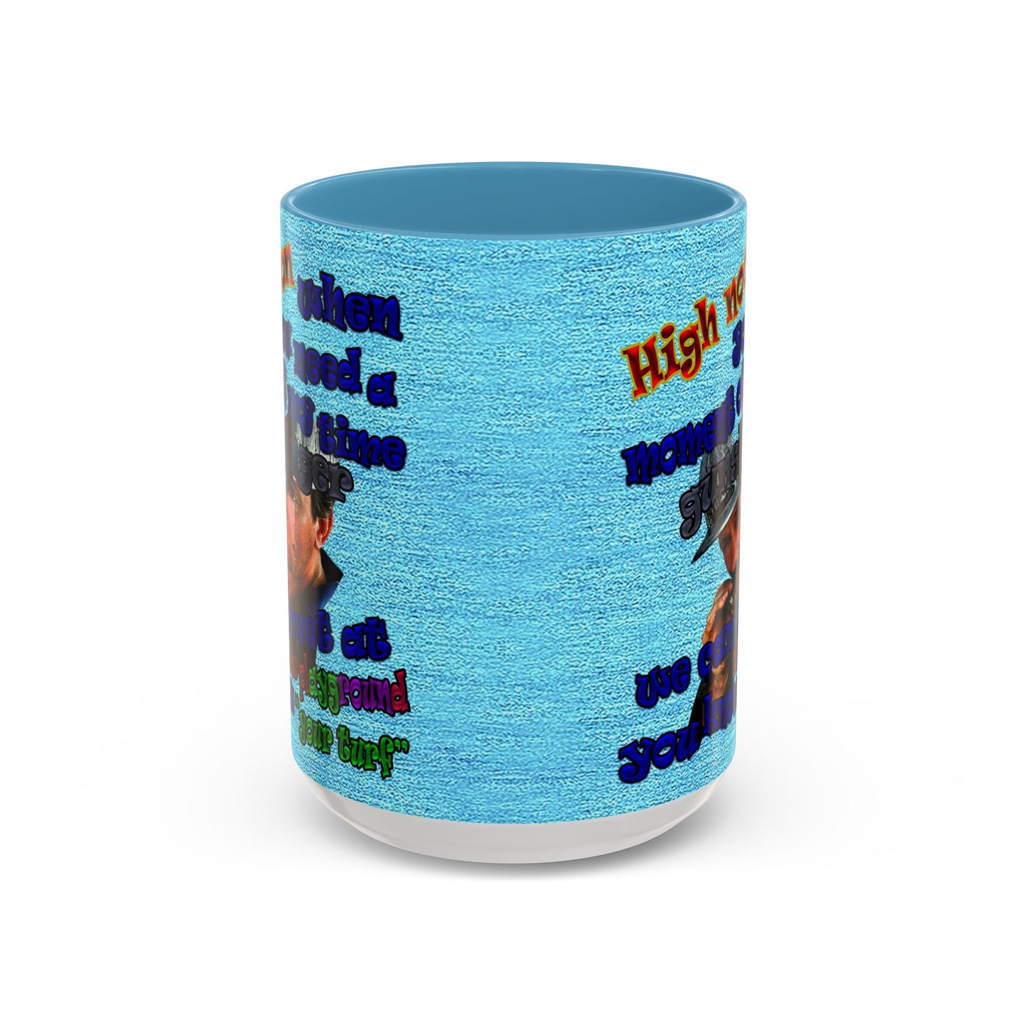 high noon - Accent Mug (faded blue)