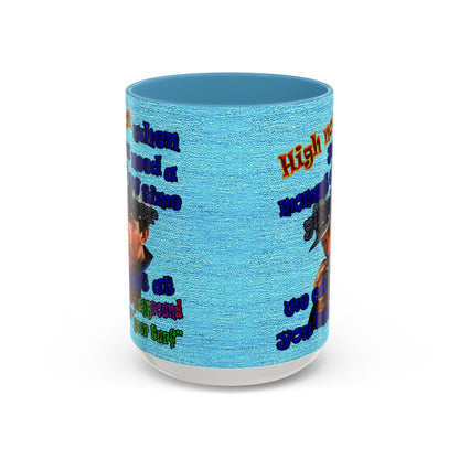 high noon - Accent Mug (faded blue)