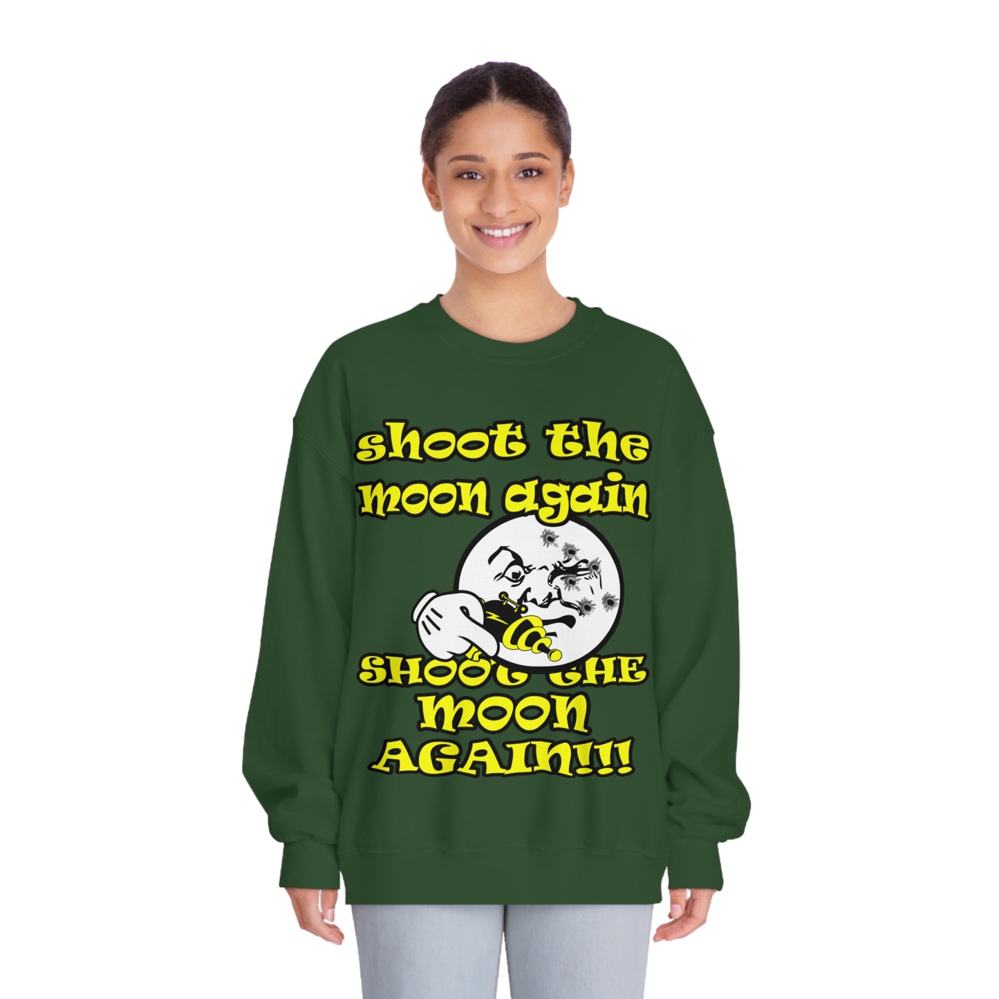 shoot the moon - Unisex DryBlend® Crewneck Sweatshirt