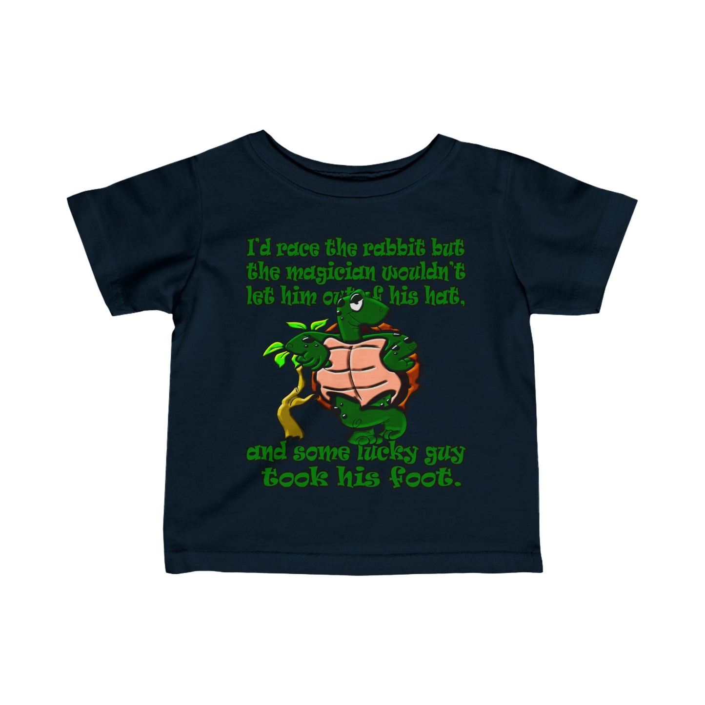 turtle race - Infant Fine Jersey Tee