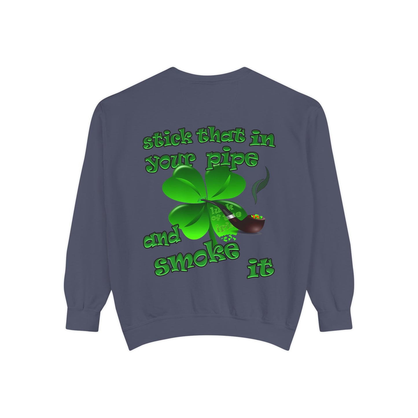 celtics logo - Unisex Garment-Dyed Sweatshirt