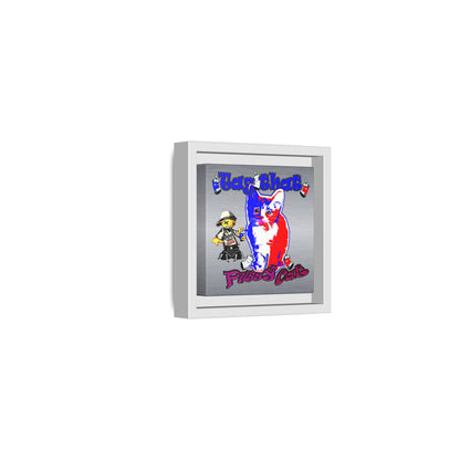 tag that - framed canvas art (brushed nickel)