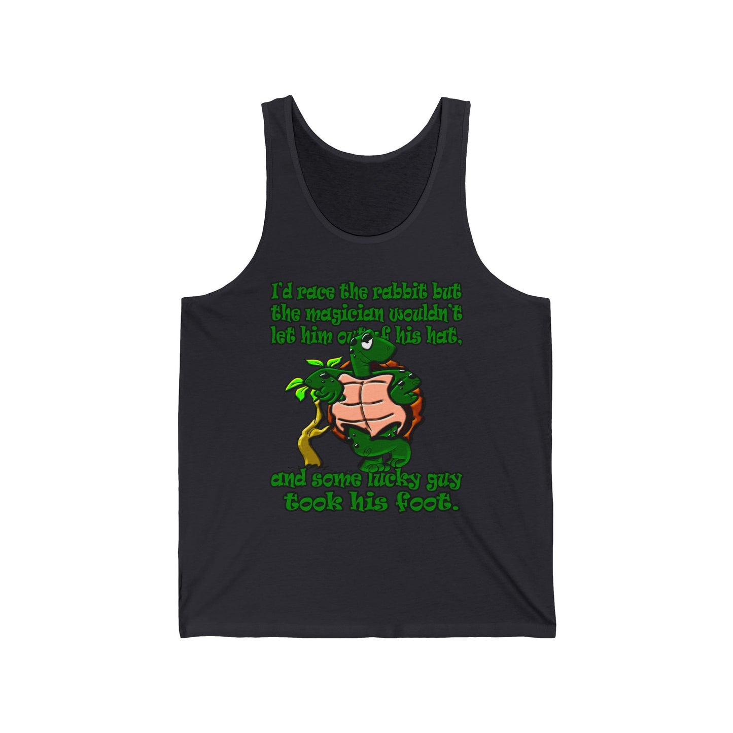 turtle race - Unisex Jersey Tank