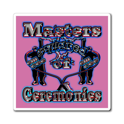 em cee squared - Magnets - (light pink)