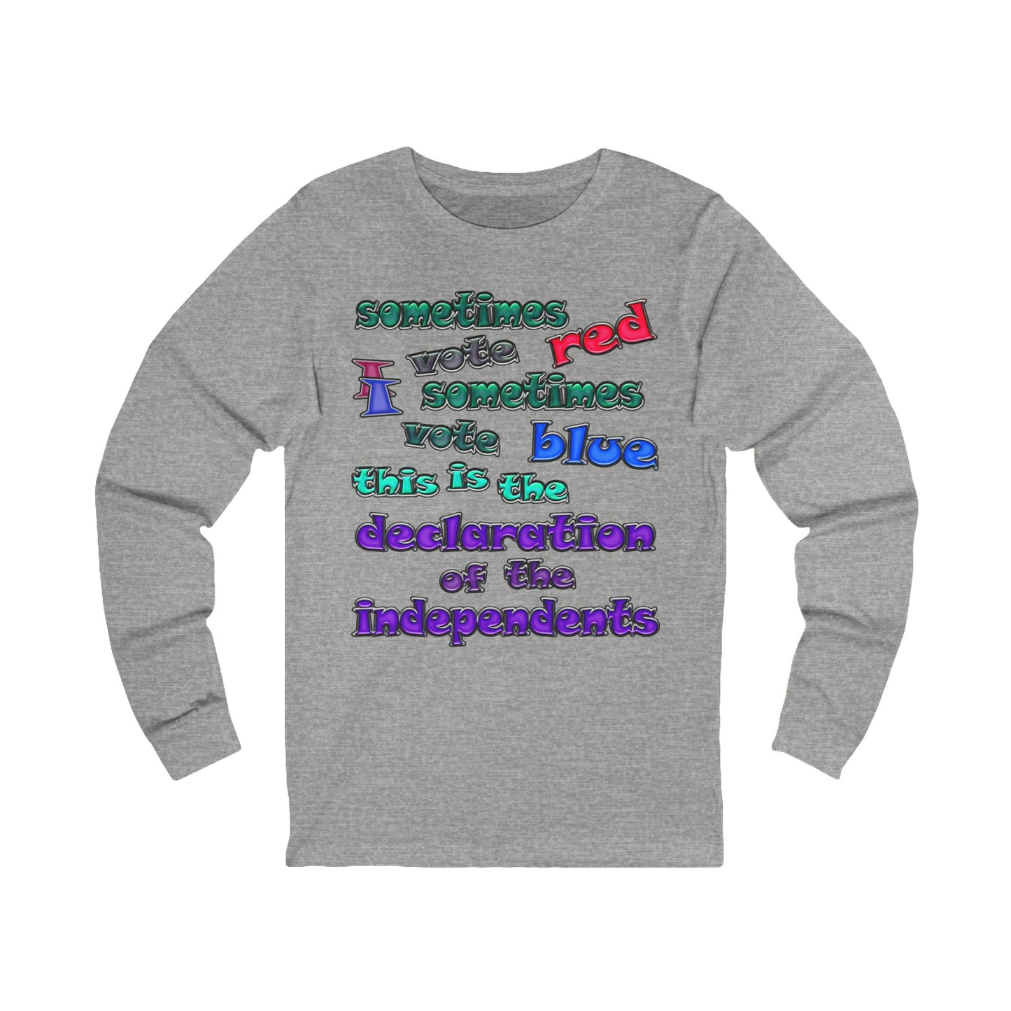 declaration of the independents - Unisex Jersey Long Sleeve Tee